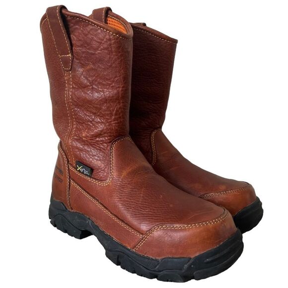 Hytest Men's Waterproof Metatarsal Guard Safety Boots Size 6 (women’s 8) - Picture 4 of 16